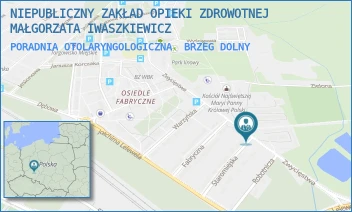 PORADNIA OTOLARYNGOLOGICZNA - NIEPUBLICZNY ZAKŁAD OPIEKI ZDROWOTNEJ MAŁGORZATA IWASZKIEWICZ - UL. ZWYCIĘSTWA 9/2,  BRZEG DOLNY