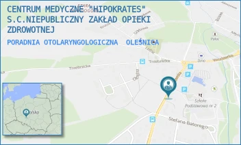 PORADNIA OTOLARYNGOLOGICZNA - CENTRUM MEDYCZNE "HIPOKRATES" S.C.NIEPUBLICZNY ZAKŁAD OPIEKI ZDROWOTNEJ - UL. WROCŁAWSKA 41,  OLEŚNICA