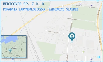 PORADNIA LARYNGOLOGICZNA - MEDICOVER SP. Z O. O. - UL. WARYŃSKIEGO 20,  ZĄBKOWICE ŚLĄSKIE