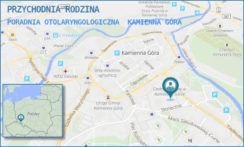 PORADNIA OTOLARYNGOLOGICZNA - PRZYCHODNIA RODZINA - UL. TADEUSZA KOŚCIUSZKI 6,  KAMIENNA GÓRA