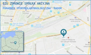 PORADNIA OTORYNOLARYNGOLOGICZNA - PZU ZDROWIE SPÓŁKA AKCYJNA - GRANICZNA 24,  RADOM
