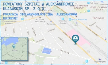 PORADNIA OTOLARYNGOLOGICZNA - POWIATOWY SZPITAL W ALEKSANDROWIE KUJAWSKIM SP. Z O.O. - SŁOWACKIEGO 18.,  ALEKSANDRÓW KUJAWSKI