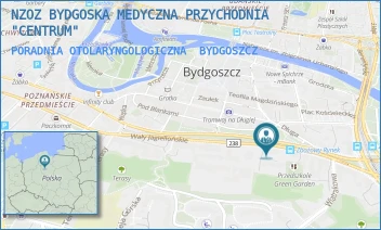 PORADNIA OTOLARYNGOLOGICZNA - NZOZ BYDGOSKA MEDYCZNA PRZYCHODNIA "CENTRUM" - WAŁY JAGIELLOŃSKIE 12,  BYDGOSZCZ