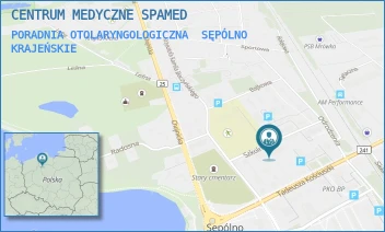 PORADNIA OTOLARYNGOLOGICZNA - CENTRUM MEDYCZNE SPAMED - SZKOLNA 4,  SĘPÓLNO KRAJEŃSKIE