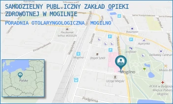 PORADNIA OTOLARYNGOLOGICZNA - SAMODZIELNY PUBL.ICZNY ZAKŁAD OPIEKI ZDROWOTNEJ W MOGILNIE - KOŚCIUSZKI 10,  MOGILNO