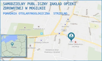 PORADNIA OTOLARYNGOLOGICZNA - SAMODZIELNY PUBL.ICZNY ZAKŁAD OPIEKI ZDROWOTNEJ W MOGILNIE - POWST. WLKP. 8,  STRZELNO