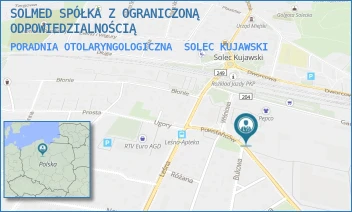 PORADNIA OTOLARYNGOLOGICZNA - SOLMED SPÓŁKA Z OGRANICZONĄ ODPOWIEDZIALNOŚCIĄ - POWSTAŃCÓW 7 A,  SOLEC KUJAWSKI
