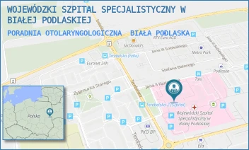 PORADNIA OTOLARYNGOLOGICZNA - WOJEWÓDZKI SZPITAL SPECJALISTYCZNY W BIAŁEJ PODLASKIEJ - TEREBELSKA 57-65,  BIAŁA PODLASKA
