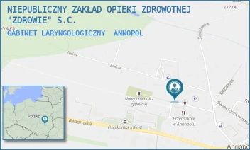 GABINET LARYNGOLOGICZNY - NZOZ - ZDROWIE - LEŚNA 1,  ANNOPOL