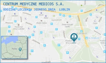 ODDZIAŁ LECZENIA JEDNEGO DNIA - CENTRUM MEDYCZNE MEDICOS S.A. - ONYKSOWA 12,  LUBLIN
