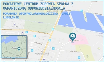 PORADNIA OTORYNOLARYNGOLOGICZNA - POWIATOWE CENTRUM ZDROWIA SPÓŁKA Z OGRANICZONĄ ODPOWIEDZIALNOŚCIĄ - SZPITALNA 9,  OPOLE LUBELSKIE