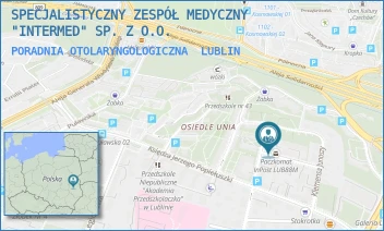 PORADNIA OTOLARYNGOLOGICZNA - SPECJALISTYCZNY ZESPÓŁ MEDYCZNY "INTERMED" SP. Z O.O. - GŁOWACKIEGO 35,  LUBLIN