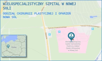 ODDZIAŁ CHIRURGII PLASTYCZNEJ I OPARZEŃ - WIELOSPECJALISTYCZNY SZPITAL W NOWEJ SOLI - UL. CHAŁUBIŃSKIEGO 7,  NOWA SÓL