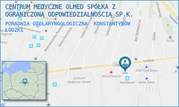 PORADNIA OTOLARYNGOLOGICZNA - CENTRUM MEDYCZNE OLMED SPÓŁKA Z OGRANICZONĄ ODPOWIEDZIALNOŚCIĄ SP.K. - UL. ŁÓDZKA 27/29,  KONSTANTYNÓW ŁÓDZKI