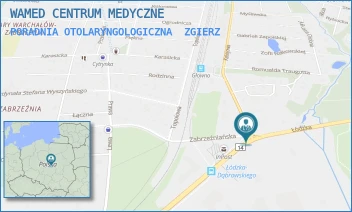 PORADNIA OTOLARYNGOLOGICZNA - WAMED CENTRUM MEDYCZNE - UL. DĄBROWSKIEGO 6/8,  ZGIERZ