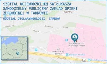 ODDZIAŁ OTOLARYNGOLOGII - SZPITAL WOJEWÓDZKI IM.ŚW.ŁUKASZA SAMODZIELNY PUBLICZNY ZAKŁAD OPIEKI ZDROWOTNEJ W TARNOWIE - UL. LWOWSKA 178A,  TARNÓW