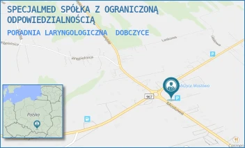 PORADNIA LARYNGOLOGICZNA - SPECJALMED SPÓŁKA Z OGRANICZONĄ ODPOWIEDZIALNOŚCIĄ - UL. MOSTOWA 17A,  DOBCZYCE