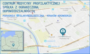 PORADNIA OTOLARYNGOLOGICZNA - CENTRUM MEDYCYNY PROFILAKTYCZNEJ SPÓŁKA Z OGRANICZONĄ ODPOWIEDZIALNOŚCIĄ - UL. BOLESŁAWA KOMOROWSKIEGO 12,  KRAKÓW-KROWODRZA