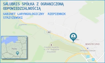 GABINET LARYNGOLOGICZNY - SALUBRIS SPÓŁKA Z OGRANICZONĄ ODPOWIEDZIALNOŚCIĄ - UL. RZEPIENNIK STRZYŻEWSKI 396,  RZEPIENNIK STRZYŻEWSKI