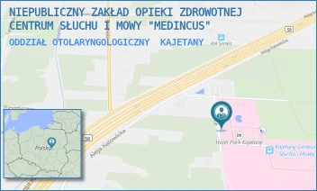 ODDZIAŁ OTOLARYNGOLOGICZNY - CENTRUM SŁUCHU I MOWY SPÓŁKA Z OGRANICZONĄ ODPOWIEDZIALNOŚCIĄ - MOKRA 7,  KAJETANY