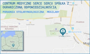 PORADNIA OTOLARYNGOLOGICZNA - CENTRUM MEDYCZNE SERCE SERCU SPÓŁKA Z OGRANICZONĄ ODPOWIEDZIALNOŚCIĄ - RYNEK 4,  MOGILANY