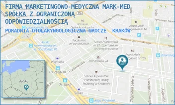 PORADNIA OTOLARYNGOLOGICZNA UROCZE - FIRMA MEDYCZNA MARK-MED SPÓŁKA Z OGRANICZONĄ ODPOWIEDZIALNOŚCIĄ - OSIEDLE UROCZE 2,  KRAKÓW