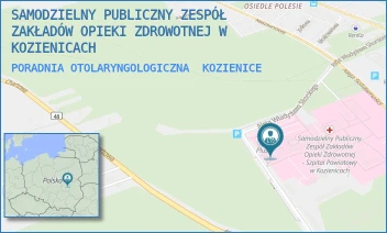 PORADNIA OTOLARYNGOLOGICZNA - SAMODZIELNY PUBLICZNY ZESPÓŁ ZAKŁADÓW OPIEKI ZDROWOTNEJ W KOZIENICACH - AL. WŁ. SIKORSKIEGO 10,  KOZIENICE