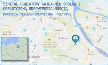 PORADNIA OTOLARYNGOLOGICZNA - SZPITAL POWIATOWY GAJDA-MED SPÓŁKA Z OGRANICZONĄ ODPOWIEDZIALNOŚCIĄ - 3 MAJA 5,  PUŁTUSK