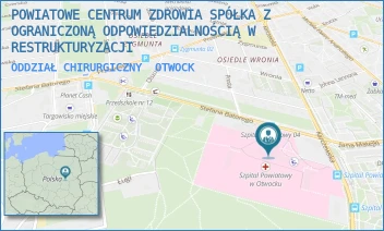 ODDZIAŁ CHIRURGICZNY - POWIATOWE CENTRUM ZDROWIA SPÓŁKA Z OGRANICZONĄ ODPOWIEDZIALNOŚCIĄ - BATOREGO 44,  OTWOCK