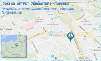 PORADNIA OTORYNOLARYNGOLOGICZNA - ZAKŁAD OPIEKI ZDROWOTNEJ STARÓWKA - ANDERSA 37,  WARSZAWA ŚRÓDMIEŚCIE