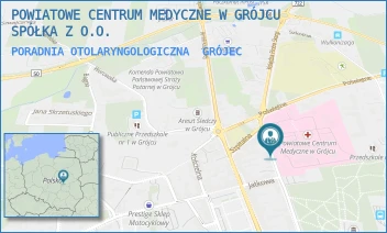 PORADNIA OTOLARYNGOLOGICZNA - POWIATOWE CENTRUM MEDYCZNE W GRÓJCU SPÓŁKA Z O.O. - PIOTRA SKARGI 10,  GRÓJEC