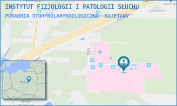 PORADNIA OTORYNOLARYNGOLOGICZNA - INSTYTUT FIZJOLOGII I PATOLOGII SŁUCHU - MOKRA 17,  KAJETANY