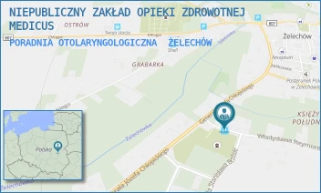 PORADNIA OTOLARYNGOLOGICZNA - NIEPUBLICZNY ZAKŁAD OPIEKI ZDROWOTNEJ MEDICUS - REYMONTA 36A,  ŻELECHÓW