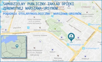 PORADNIA OTOLARYNGOLOGICZNA - SAMODZIELNY PUBLICZNY ZAKŁAD OPIEKI ZDROWOTNEJ WARSZAWA-URSYNÓW - ROMERA 4,  WARSZAWA URSYNÓW