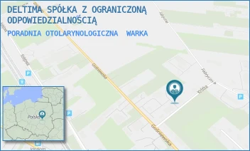 PORADNIA OTOLARYNOLOGICZNA - DELTIMA SPÓŁKA Z OGRANICZONĄ ODPOWIEDZIALNOŚCIĄ - GOŚNIEWSKA 46,  WARKA