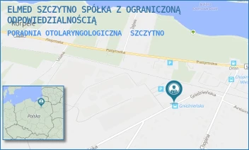 PORADNIA OTOLARYNGOLOGICZNA - ELMED SZCZYTNO SPÓŁKA Z OGRANICZONĄ ODPOWIEDZIALNOŚCIĄ - GNIEŹNIEŃSKA 2,  SZCZYTNO