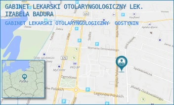 GABINET LEKARSKI OTOLARYNGOLOGICZNY - GABINET LEKARSKI OTOLARYNGOLOGICZNY LEK. IZABELA BADURA - ARMII KRAJOWEJ 18, GOSTYNIN