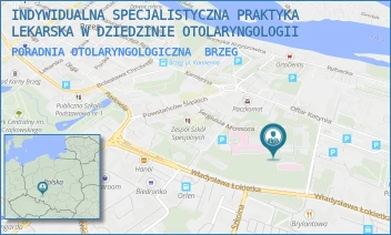 PORADNIA OTOLARYNGOLOGICZNA - INDYWIDUALNA SPECJALISTYCZNA PRAKTYKA LEKARSKA W DZIEDZINIE OTOLARYNGOLOGII - UL. SERGIUSZA MOSSORA 6/5,  BRZEG