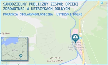 PORADNIA OTOLARYNGOLOGICZNA - SAMODZIELNY PUBLICZNY ZESPÓŁ OPIEKI ZDROWOTNEJ W USTRZYKACH DOLNYCH - 29 LISTOPADA 57,  USTRZYKI DOLNE
