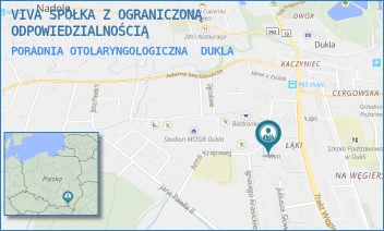 PORADNIA OTOLARYNGOLOGICZNA - VIVA SPÓŁKA Z OGRANICZONĄ ODPOWIEDZIALNOŚCIĄ - UL. SŁOWACKA 11,  DUKLA