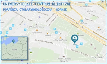 PORADNIA OTOLARYNGOLOGICZNA - UNIWERSYTECKIE CENTRUM KLINICZNE - AL. ZWYCIĘSTWA 30,  GDAŃSK