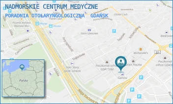 PORADNIA OTOLARYNGOLOGICZNA - NADMORSKIE CENTRUM MEDYCZNE SPÓŁKA Z OGRANICZONĄ ODPOWIEDZIALNOŚCIĄ - UL. ŚWIĘTOKRZYSKA 4,  GDAŃSK