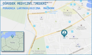 PORADNIA LARYNGOLOGICZNA - OŚRODEK MEDYCZNY "MEDERI" - UL. TADEUSZA KOTARBIŃSKIEGO 10,  MALBORK