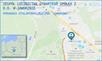 PORADNIA OTOLARYNGOLOGICZNA - ZESPÓŁ LECZNICTWA OTWARTEGO SPÓŁKA Z O.O. W JAWORZNIE - UL. GRUNWALDZKA 235,  JAWORZNO