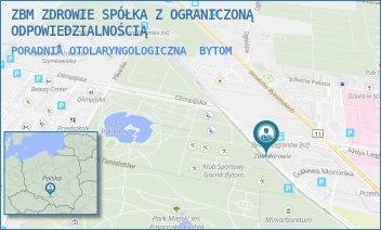 PORADNIA OTOLARYNGOLOGICZNA - ZBM ZDROWIE SPÓŁKA Z OGRANICZONĄ ODPOWIEDZIALNOŚCIĄ - UL. TARNOGÓRSKA 6,  BYTOM