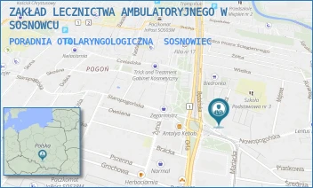 PORADNIA OTOLARYNGOLOGICZNA - ZAKŁAD LECZNICTWA AMBULATORYJNEGO W SOSNOWCU - UL. NOWOPOGOŃSKA 57,  SOSNOWIEC