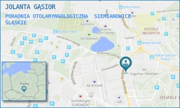 PORADNIA OTOLARYNGOLOGICZNA - JOLANTA GĄSIOR - UL. WALEREGO WRÓBLEWSKIEGO 17,  SIEMIANOWICE ŚLĄSKIE