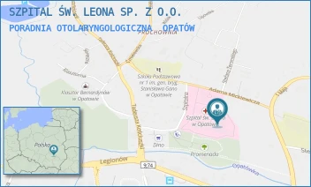 PORADNIA OTOLARYNGOLOGICZNA - SZPITAL ŚW. LEONA SP. Z O.O. - SZPITALNA 4/SZP, OPATÓW