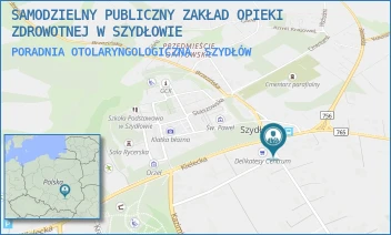 PORADNIA OTOLARYNGOLOGICZNA - SAMODZIELNY PUBLICZNY ZAKŁAD OPIEKI ZDROWOTNEJ W SZYDŁOWIE - UROCZA 1,  SZYDŁÓW