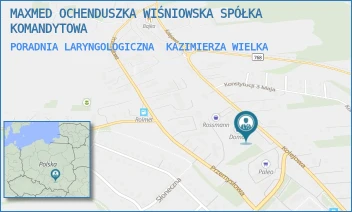 PORADNIA LARYNGOLOGICZNA - MAXMED OCHENDUSZKA WIŚNIOWSKA SPÓŁKA KOMANDYTOWA - KOLEJOWA 27 F,  KAZIMIERZA WIELKA